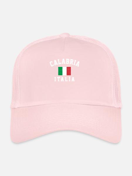 Calabria, italy italian - Trucker Cap - Hellrosa - Vorne