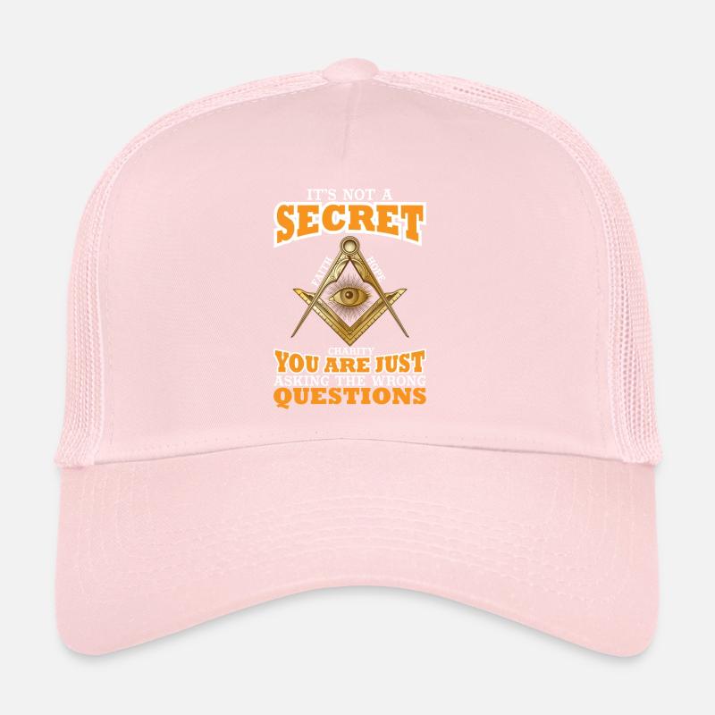 Société secrète franc-maçonne Illuminati Winkelzirkel Casquette trucker 