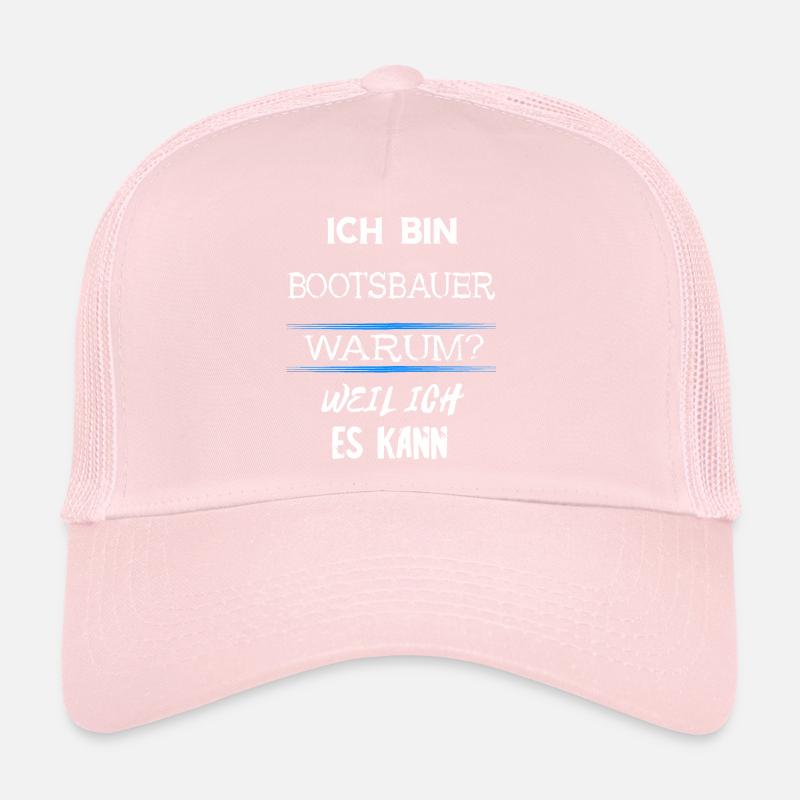 Bootsbauer Schiffe Binnenschiffe Boote Bauen Boots Trucker Cap