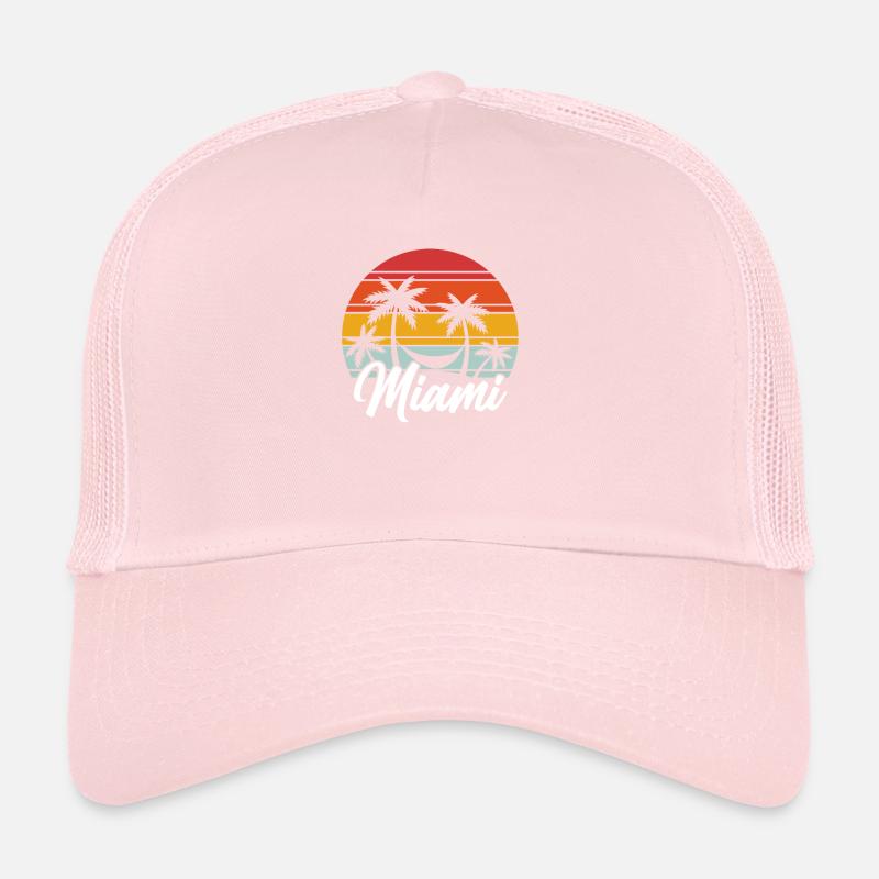 Miami Beach Florida Trucker Cap