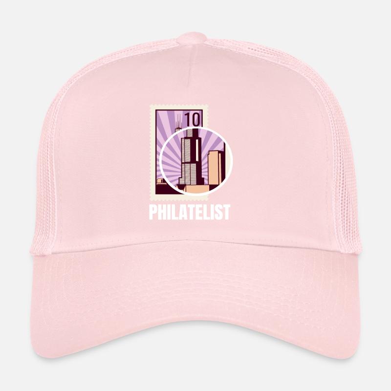 Philatelist Stamp Collection Trucker Cap
