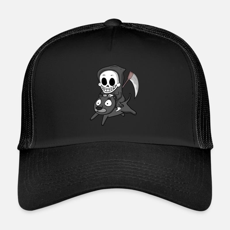 Grim Reaper et Black Panther Casquette trucker 