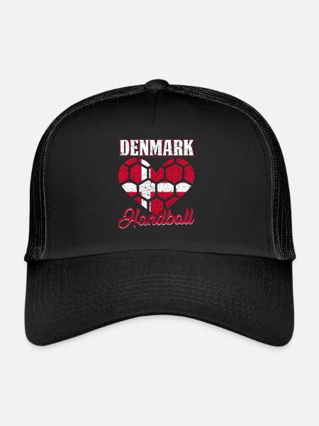 Denmark Handball - Trucker Cap - black/black - Front