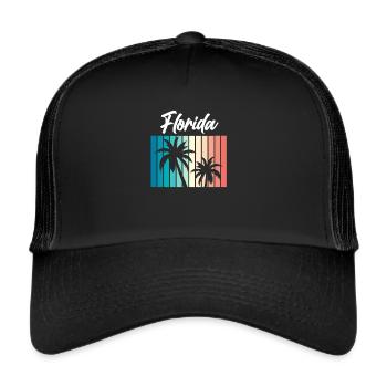 Florida - Trucker Cap - black/black - Front