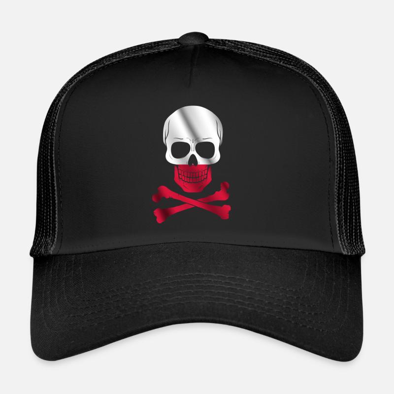 Drapeau de la Pologne Casquette trucker 