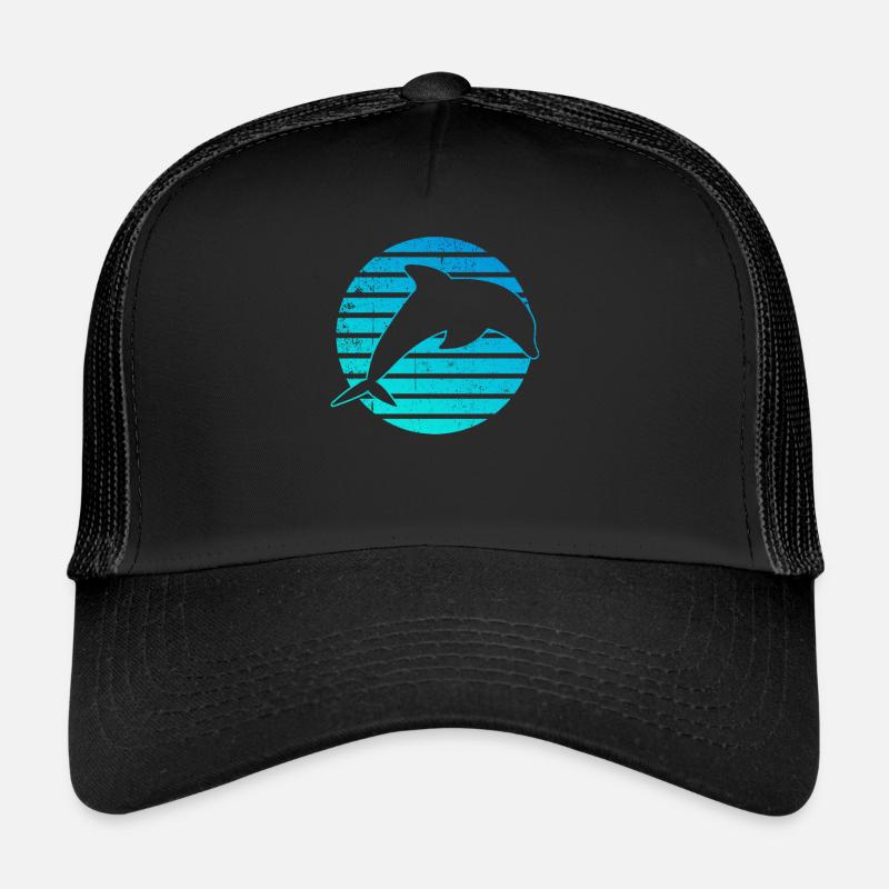 Delfin Wal Logo Trucker Cap