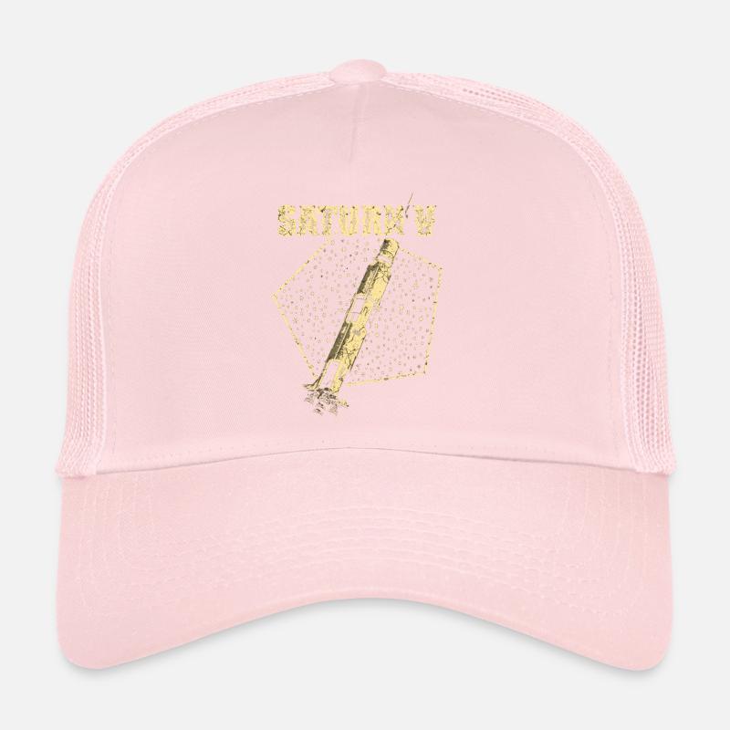 Saturn V Moon Rocket Trucker Cap