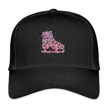 Patinage sur glace Patinage sur glace - Casquette trucker  - noir/noir - Devant