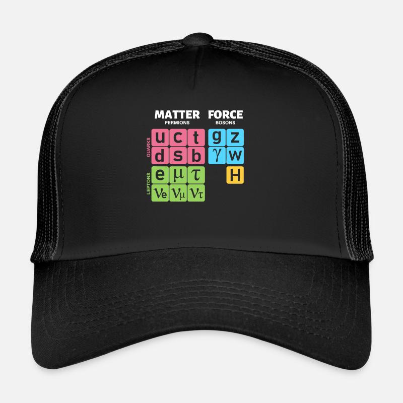 Standardmodell der Teilchenphysik mit Higgs Boson Trucker Cap
