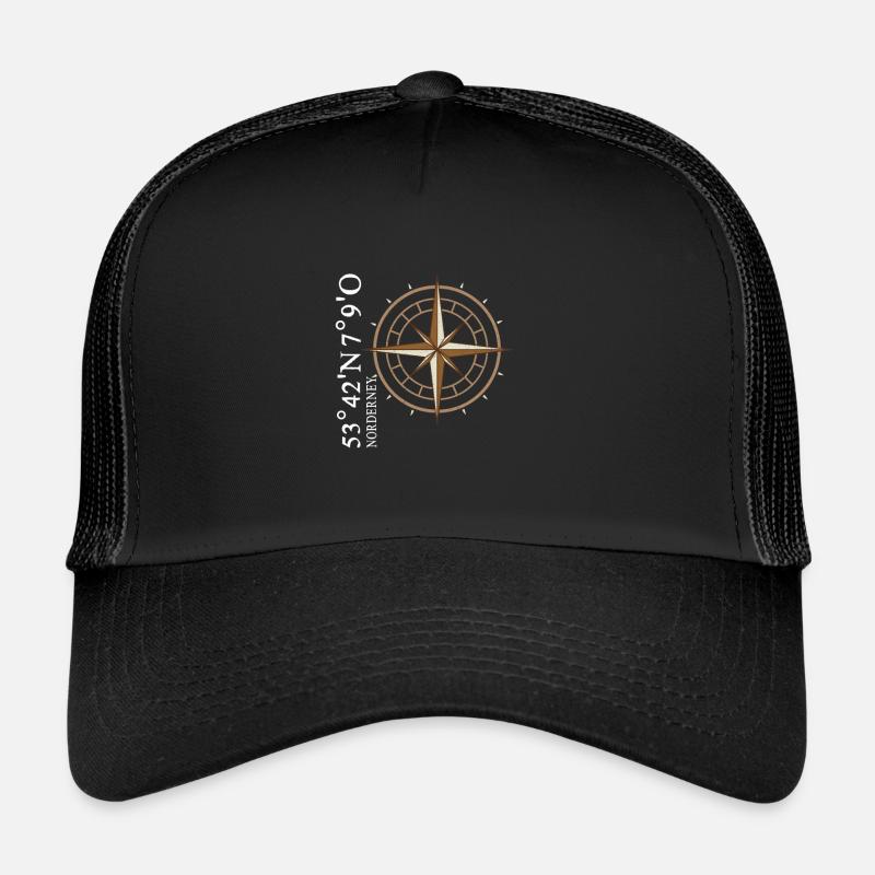Île Norderney Coordinates Casquette trucker 
