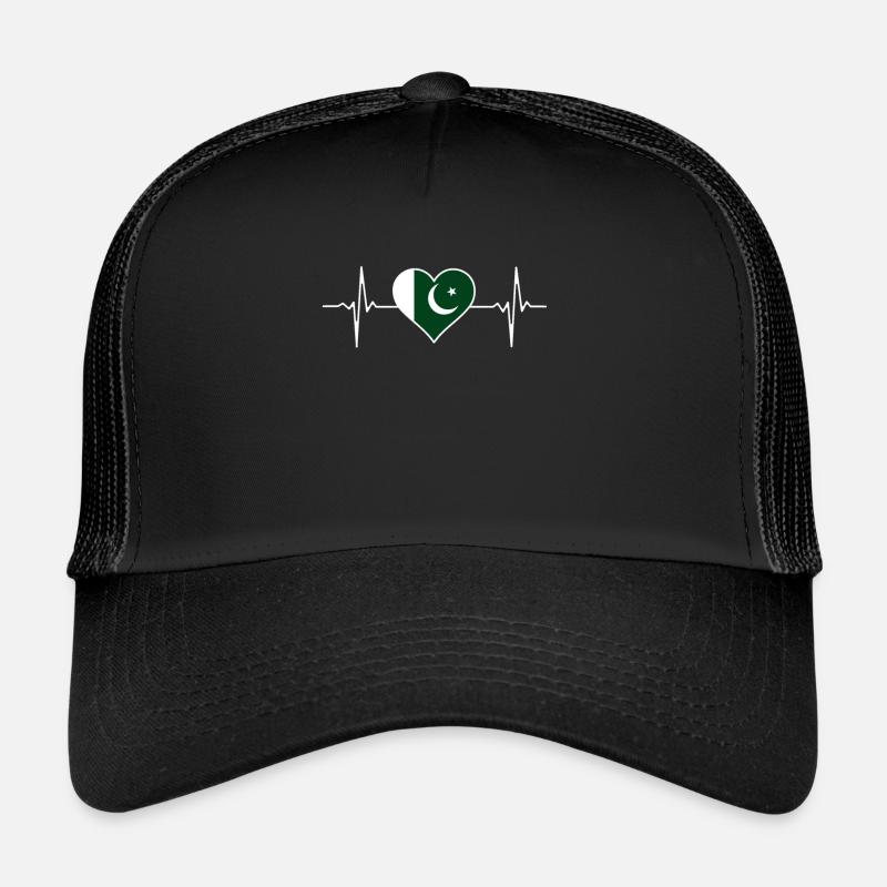Pakistan Heartbeat Casquette trucker 