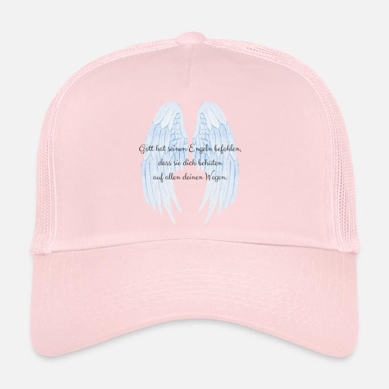 Dieu a commandé à ses anges de dire ange gardien Casquette trucker 