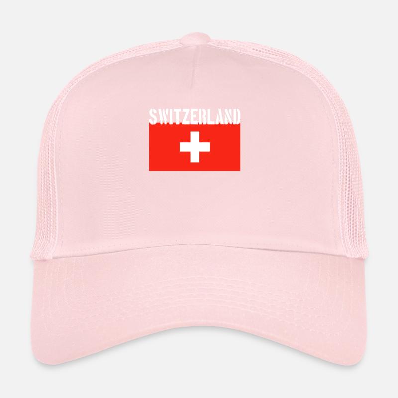 Schweiz Flagge Trucker Cap