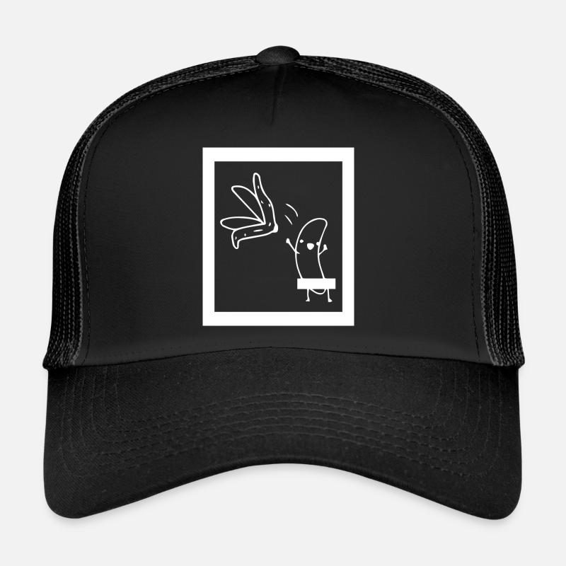 Fun Fun Drôle - Casquette trucker - noir/noir