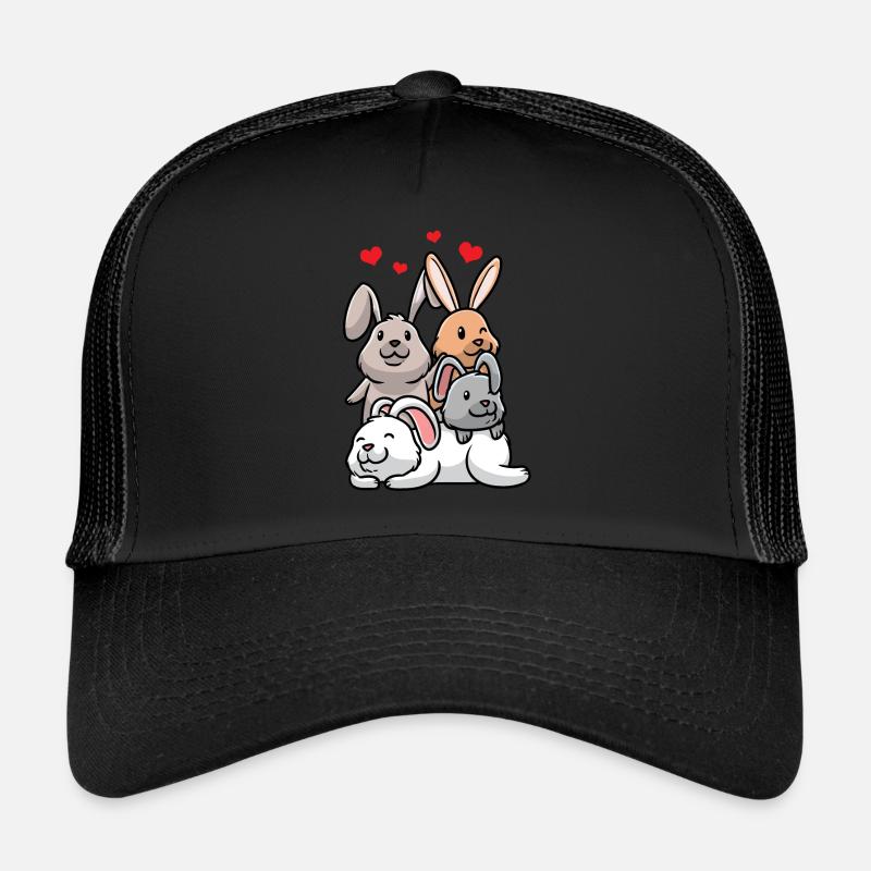 Rabbit Love Lover Carnickel Owner Trucker Cap