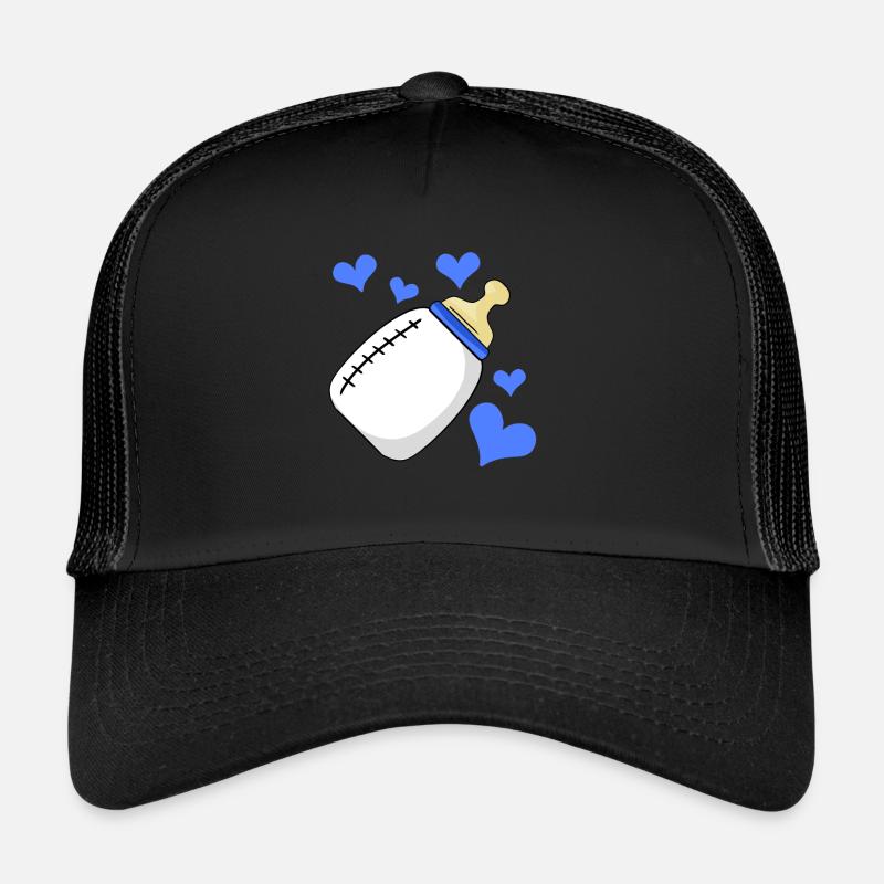 Bouteille de lait Garçon enceinte naissance Casquette trucker 