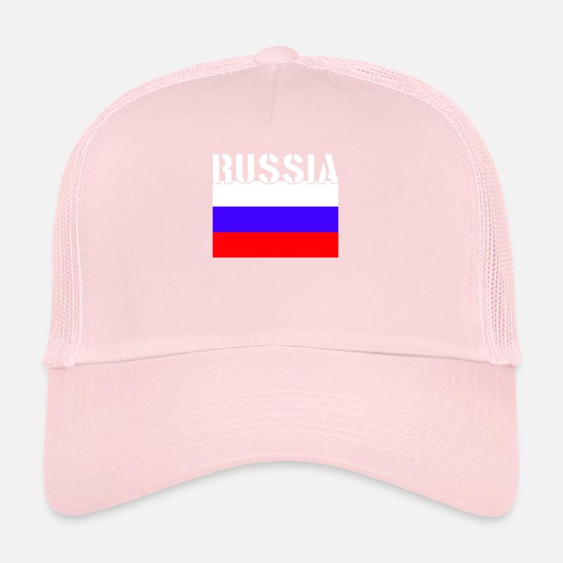 Drapeau de la Russie Casquette trucker 