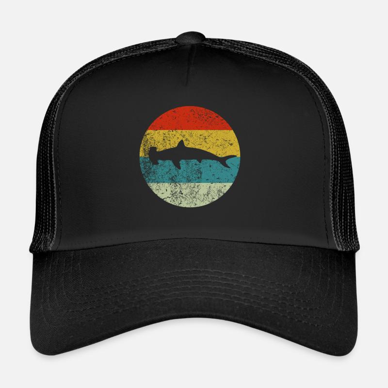Hammerhai - Trucker Cap - Schwarz/Schwarz