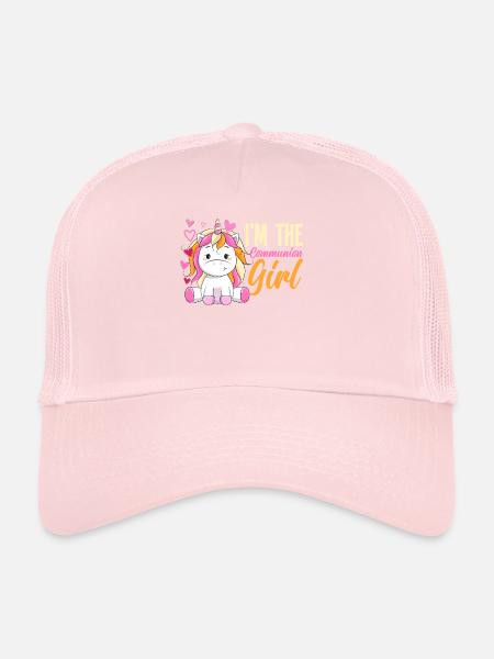 Erste Heilige Kommunion 1. Heilige Kommunion - Trucker Cap - Hellrosa - Vorne