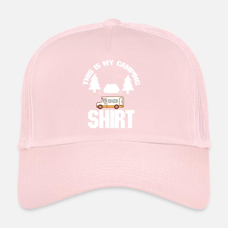 Camping Quote This Is My Camping Trucker Cap
