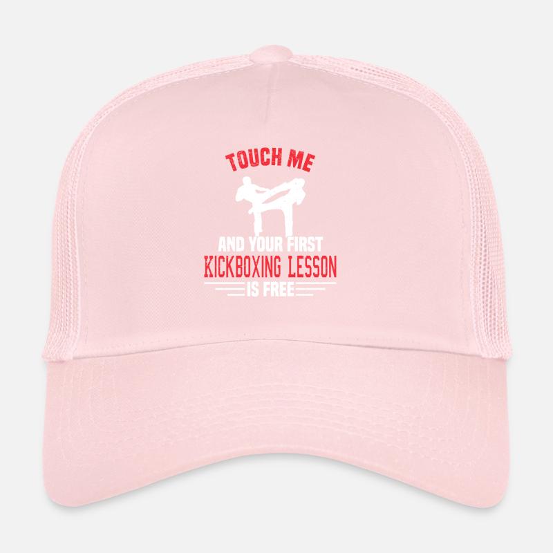 Kickboxing Kickboxer Martial Arts Boxer Sparring Trucker Cap