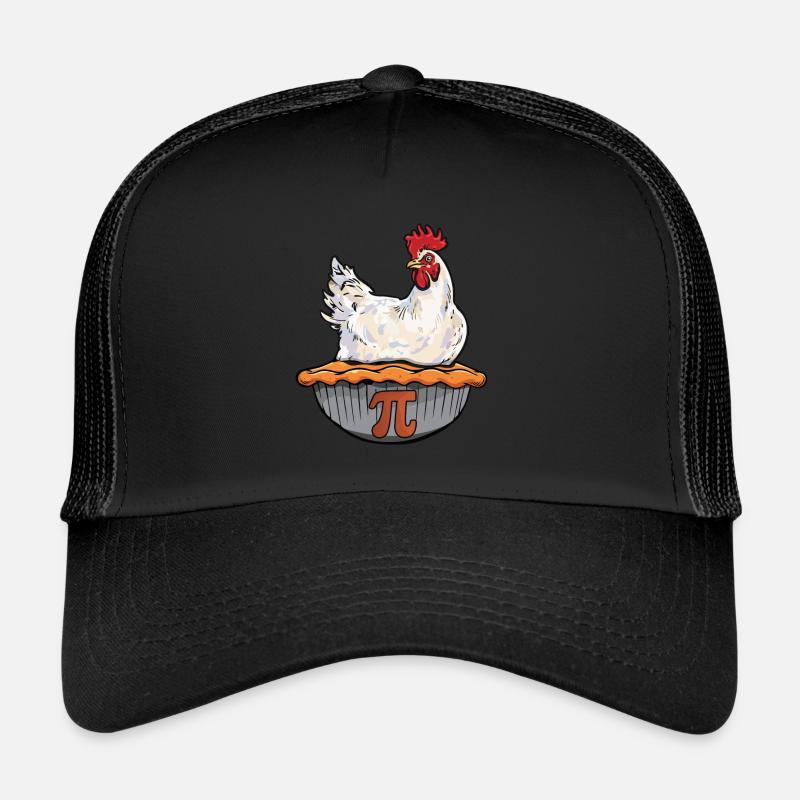 Drôle chicken pie Math Geek Math Nerd Pi Day Casquette trucker 