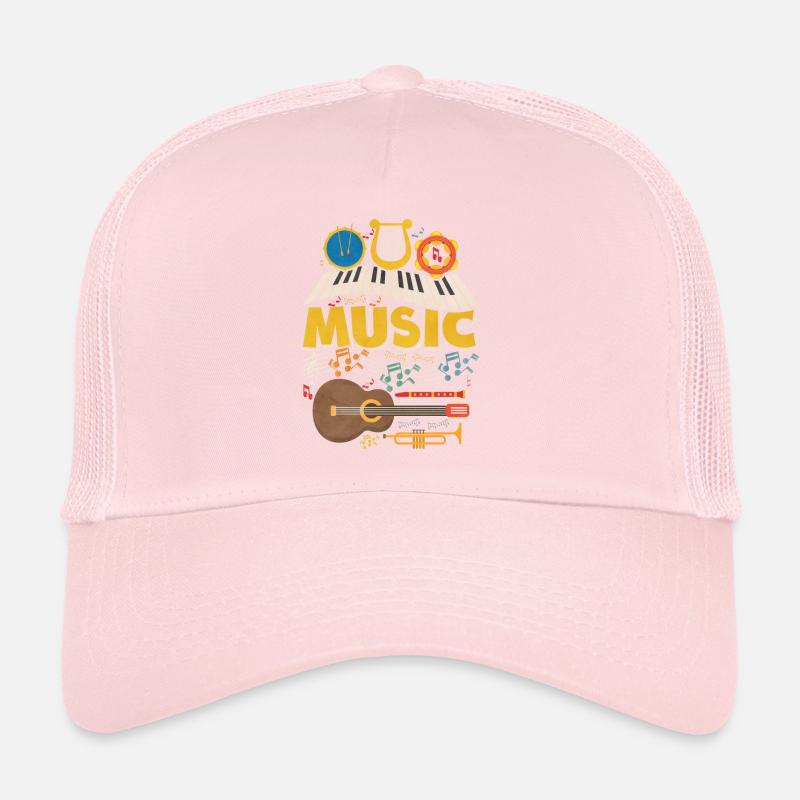 Geschenk musik musikinstrumente Trucker Cap