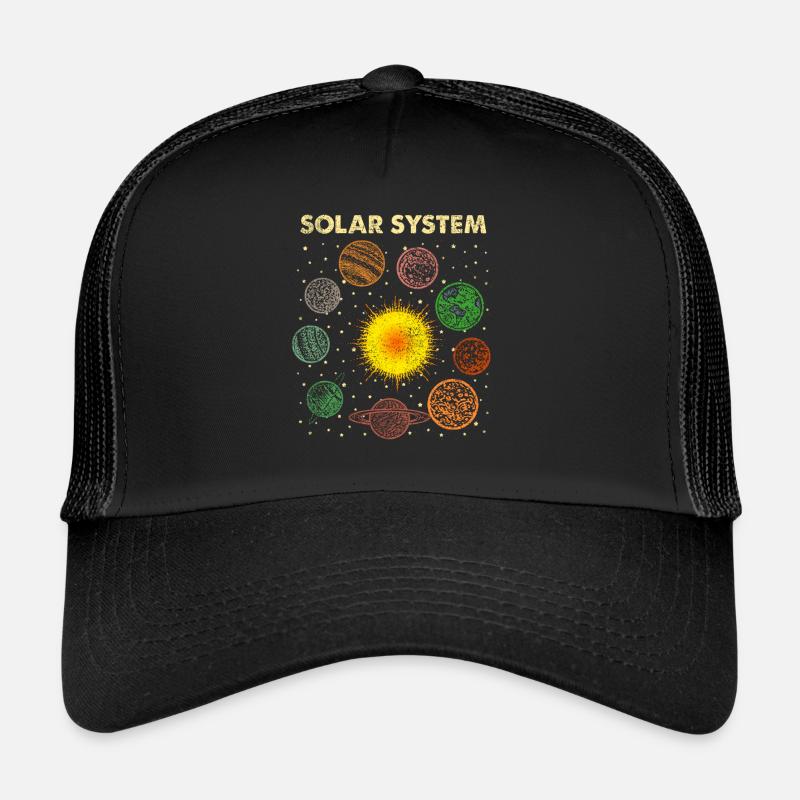 Solar system - Trucker Cap - black/black