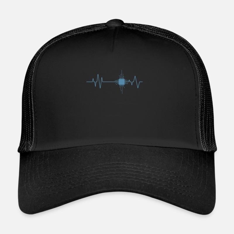 Technologie Professionnelle Heartbeat Chip Electronics Casquette trucker 