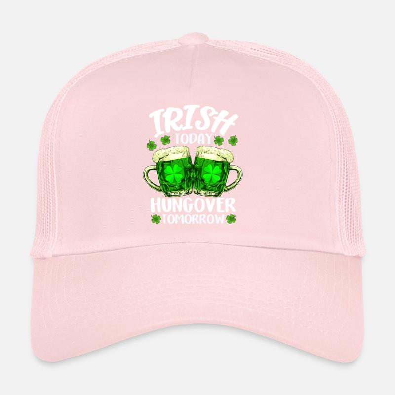 Saint-Patrick Cloverleaf Irish Beer Cadeau Casquette trucker 