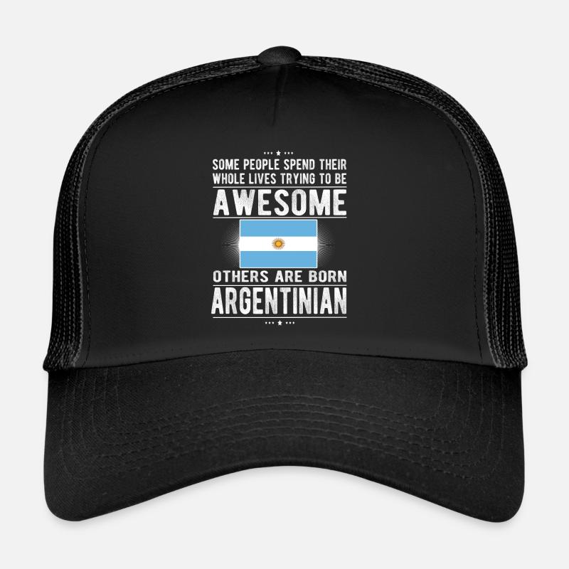 Fier Argentin né en Argentine Drapeau Casquette trucker 