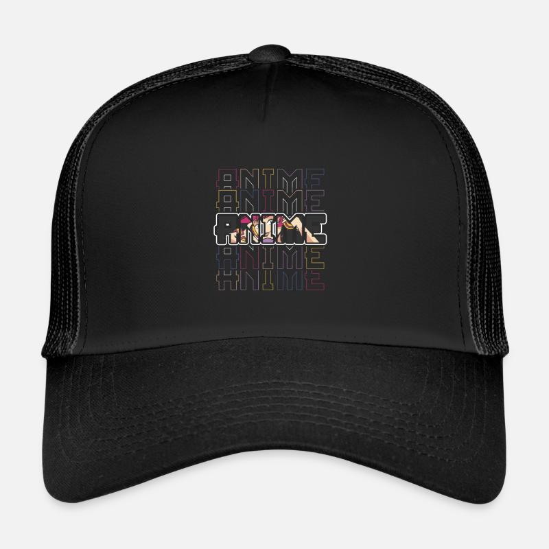 Anime - Trucker Cap - black/black