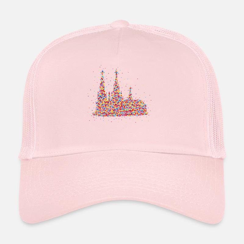 Cologne Cologne Cathedral Carnival Confetti Trucker Cap