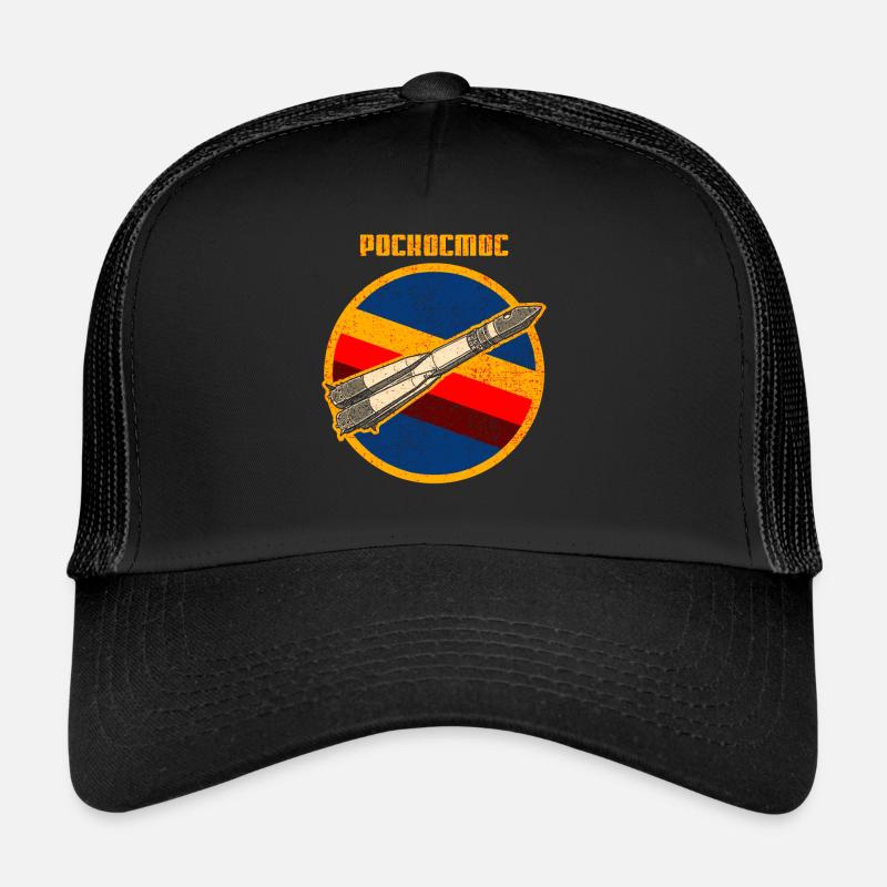 Roskosmos Russland Raumfahrt Retro Trucker Cap