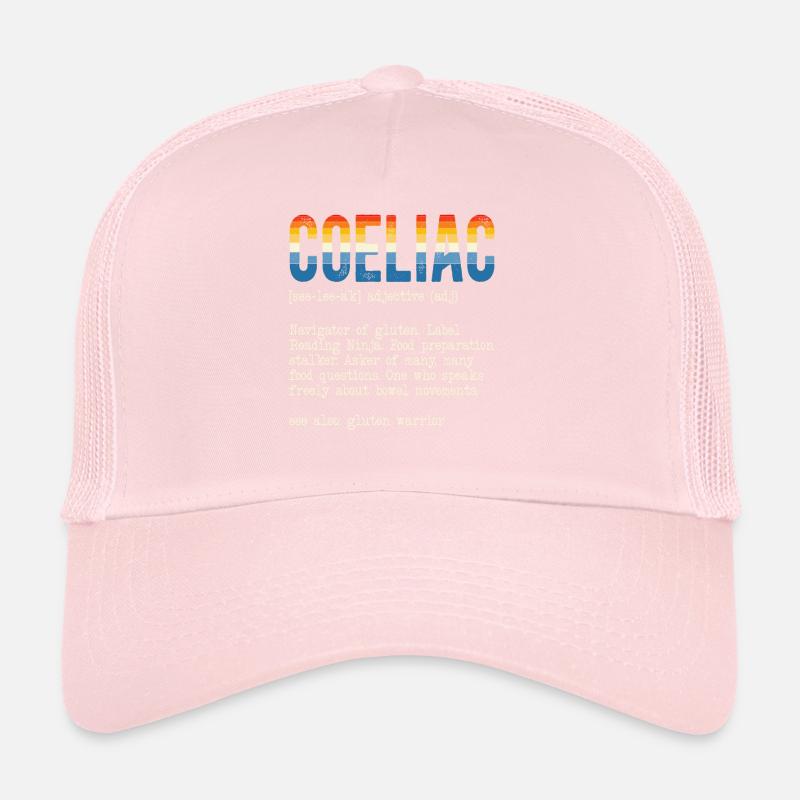 Coeliac Definition Gluten Free Celiac Disease Trucker Cap