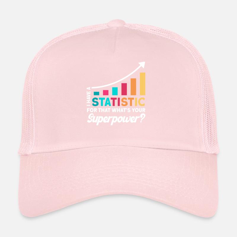 Statistics Analyst Statistician Gift Trucker Cap