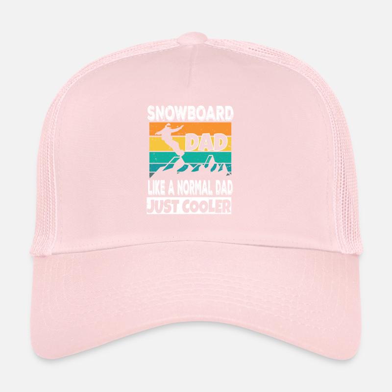 Snowboard Dad Like A Normal Dad Just Cooler Ski Sn Trucker Cap