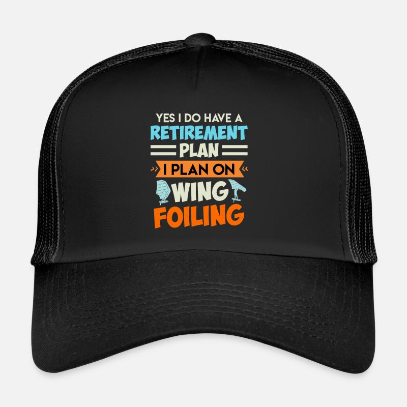 Plan de retraite Wing Surfing Wing Foil Wing Foil Casquette trucker 