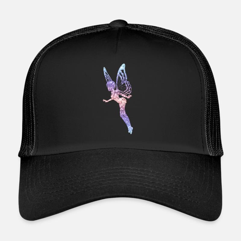 Glitzer Fee Elfe Märchen Damen Mädchen Geschenk Trucker Cap
