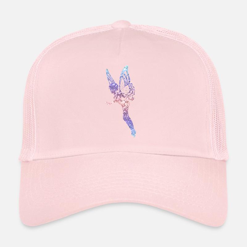 Glitzer Fee Elfe Märchen Damen Mädchen Geschenk Trucker Cap
