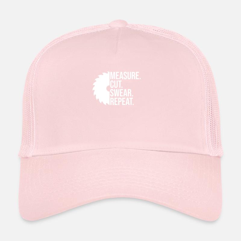 Tischler Spruch - Schreiner Spruch - Säge Geschenk Trucker Cap