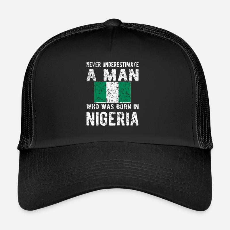 Fier drapeau nigérian nigérian Casquette trucker 