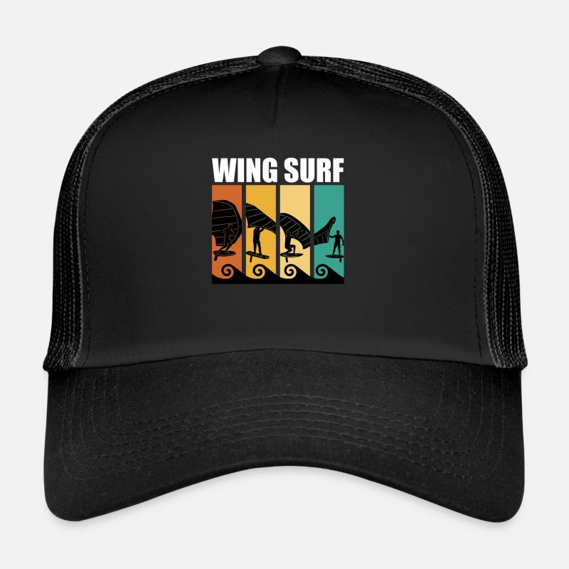 Retro Wing Surf Wing Foil Wing Foil Casquette trucker 