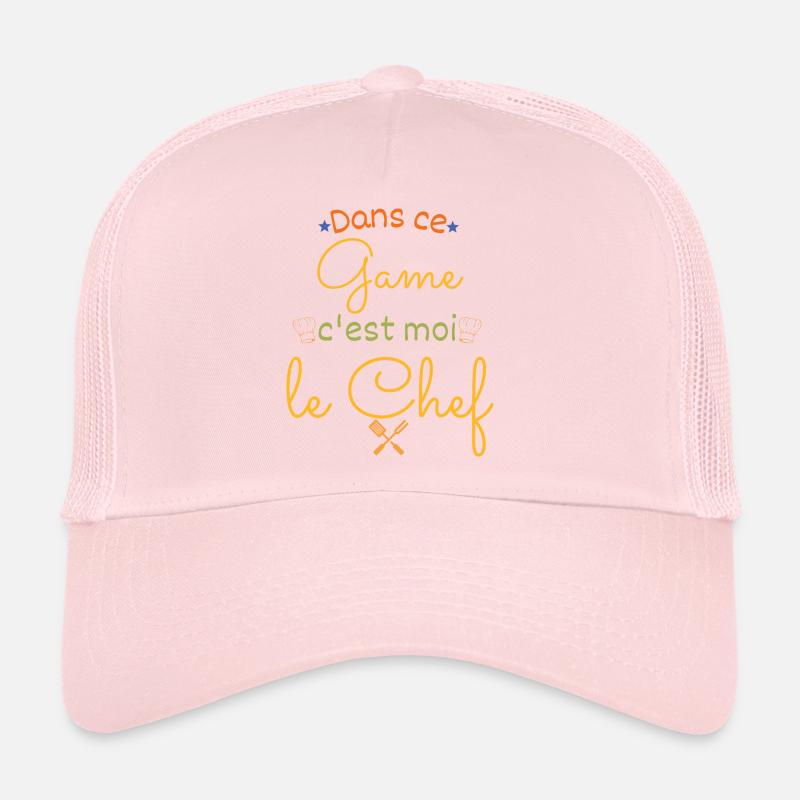 dans ce Game c'est moi le chef cadeau anniversaire Casquette trucker 