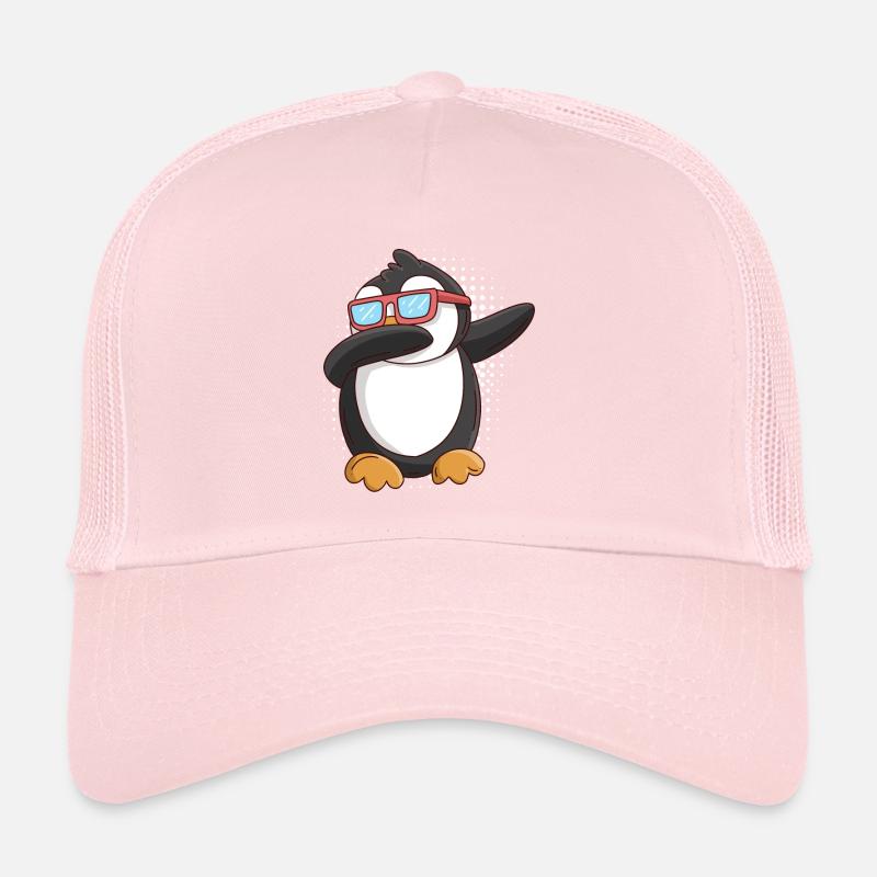 Dabbing Penguin Kids Trucker Cap