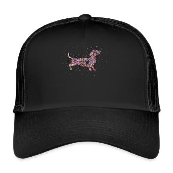 Dachshund Dog Dachshund Dog Owner - Trucker Cap - black/black - Front