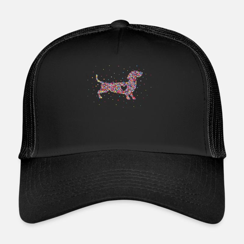 Teckel Chien Teckel Propriétaire de chien Casquette trucker 