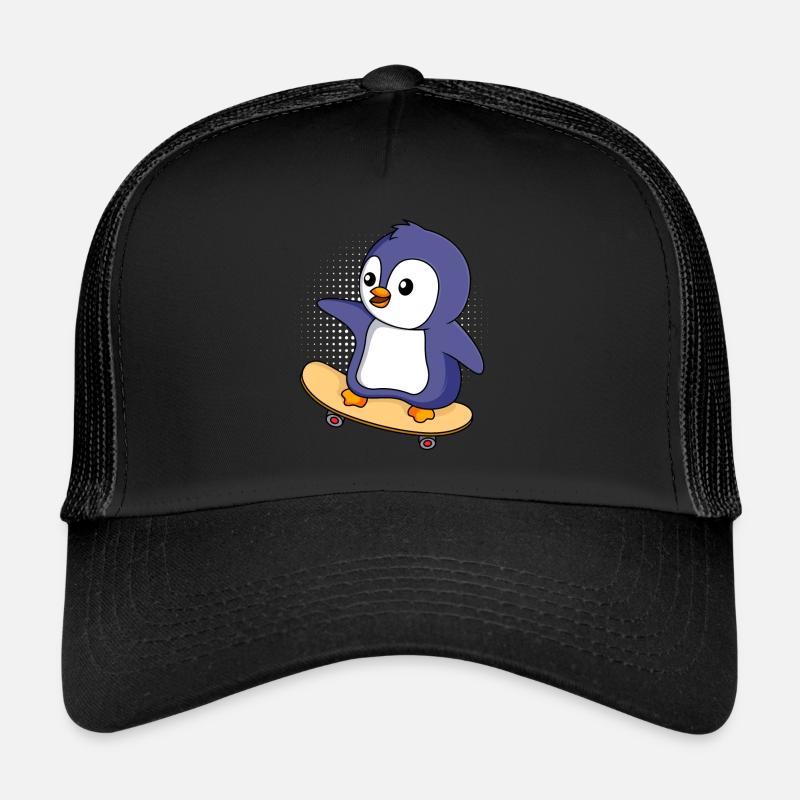 Skater PInguin Skateboard Pinguin Casquette trucker 