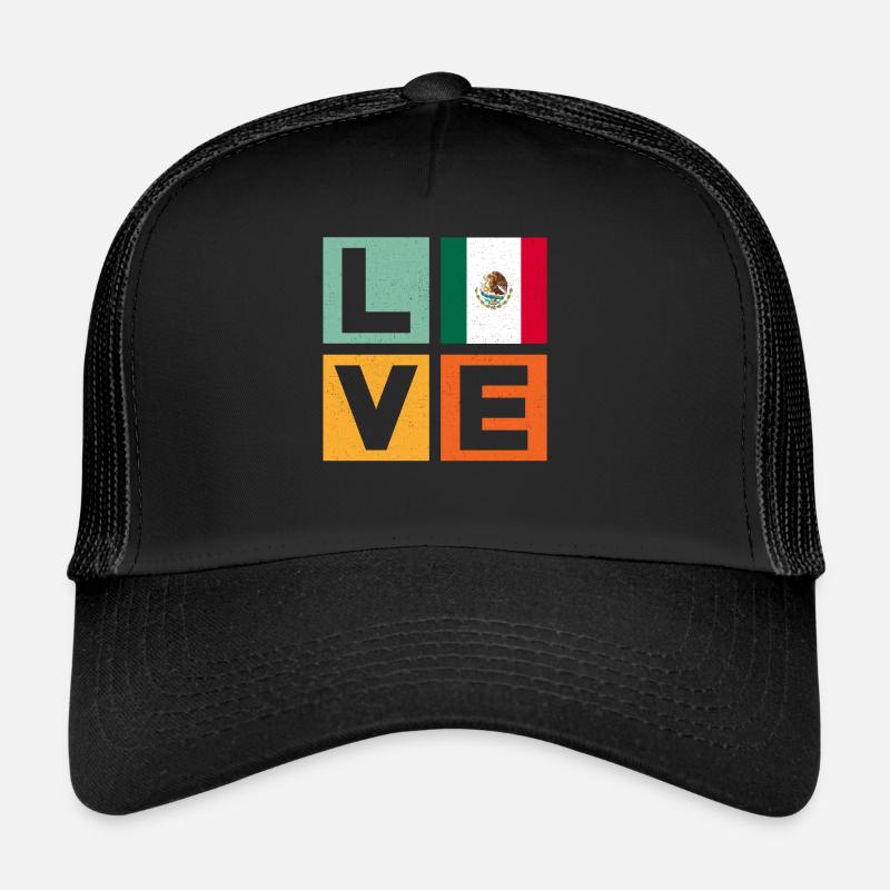 Mexico Love Trucker Cap