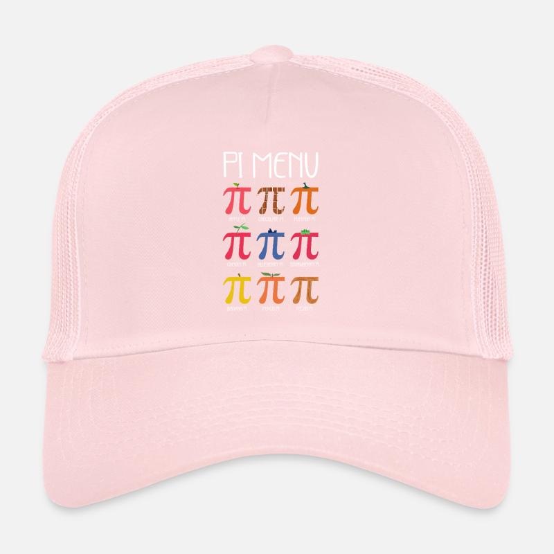 Pi Pie Menu Pi Math Teacher Pi Day Casquette trucker 